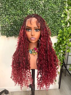 Boho braided wig