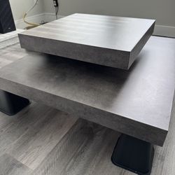 Modern Coffee Table with Charging Outlet