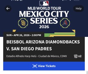 Padres vs Diamondbacks Mexico City