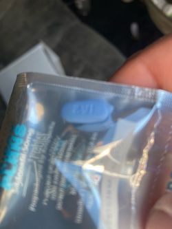 Viagr. A. Pastilla azul para caballero
