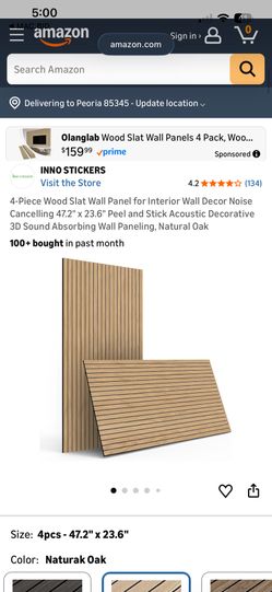Wood Panel Stick On