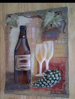 Tuscan Style Vintage Resin Wall Art Decor