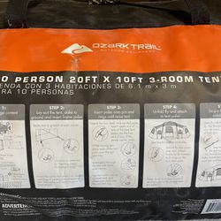 10 Person Tent   20x10