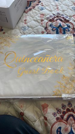 Quinceañera guess book
