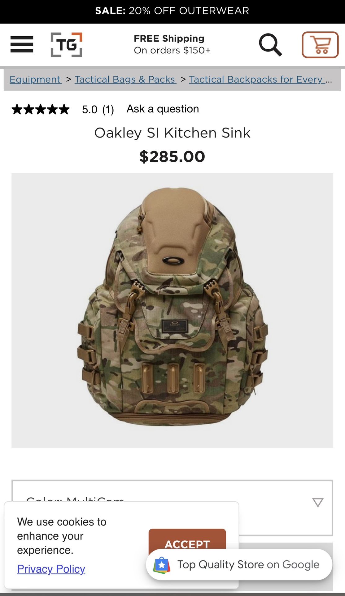 Oakley SI Kitchen Backpack(Multicam) 