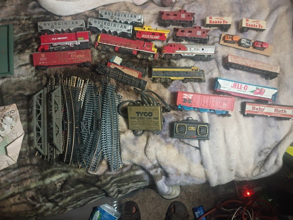 Two Vintage Tyco Train Sets