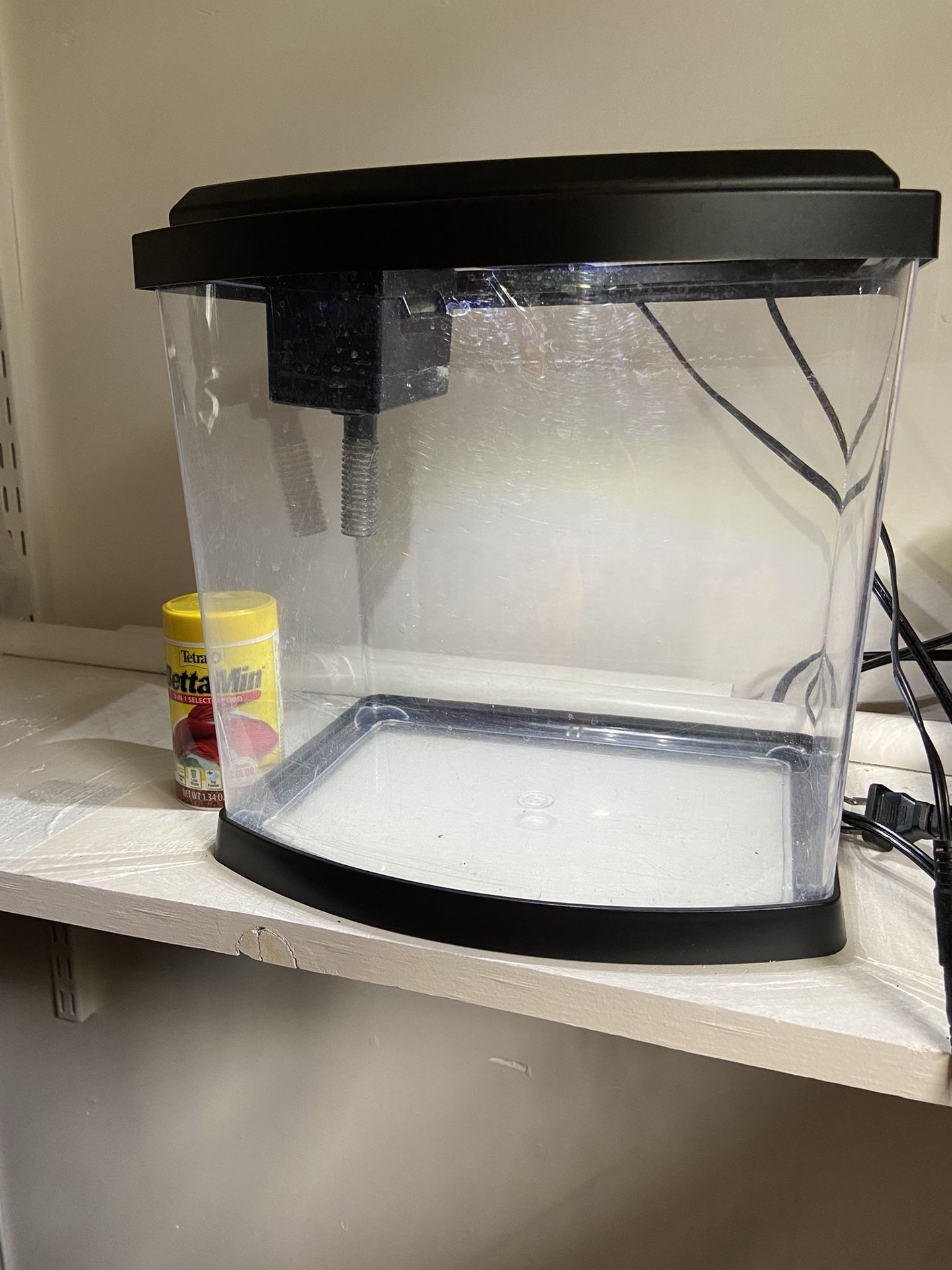Betta Fish tank With Light And Filter