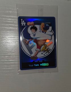 One Piece × Dodgers Collab Limited Edition Card