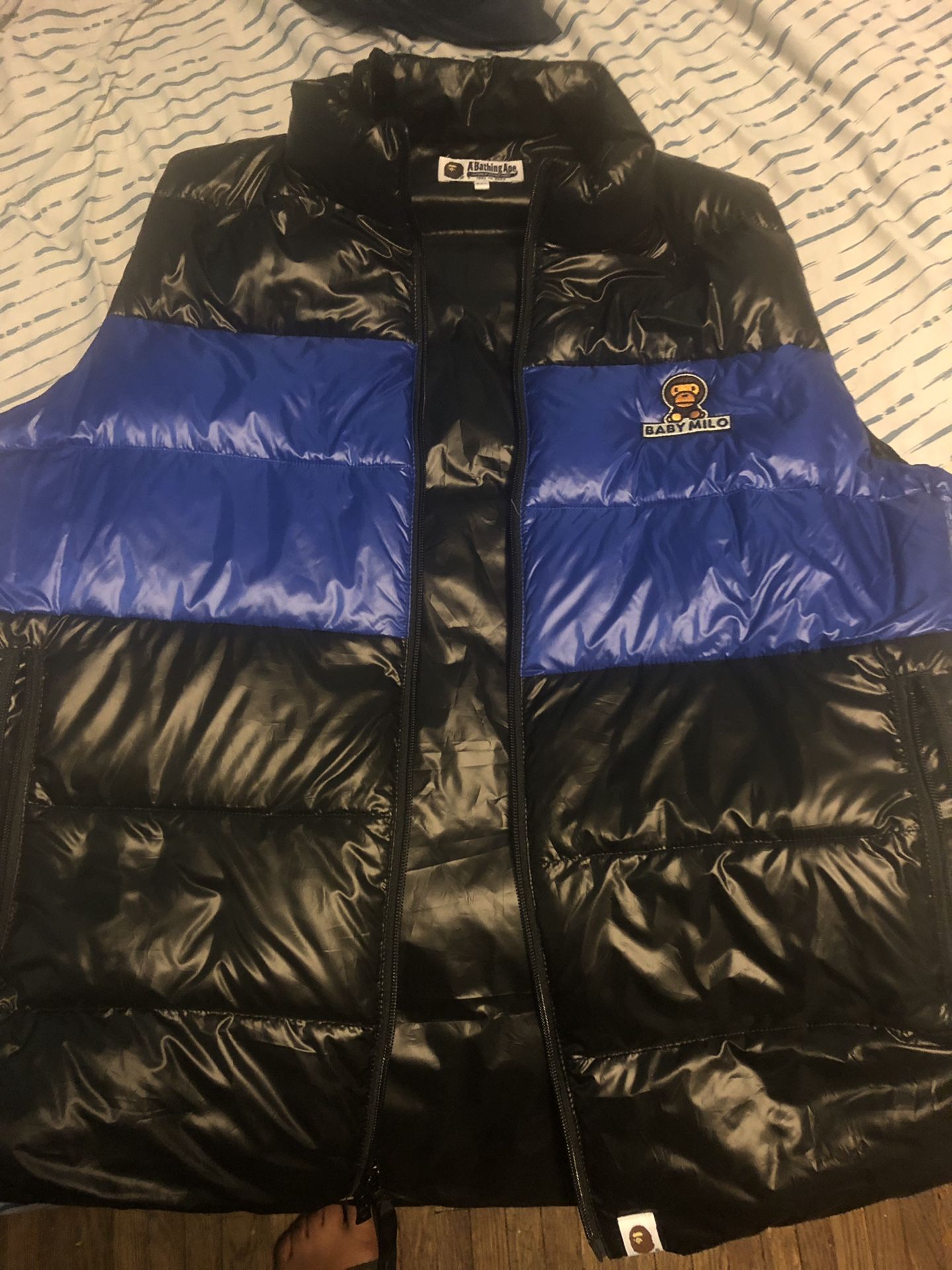 Bape Baby Milo Puffer Vest Fits Like L.