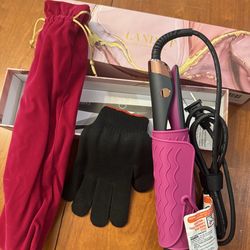 Landot Flat Iron Straightener + Curler