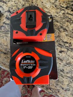 Lufkin Hi-Viz Engineer's Scale Tape Measure 1" x 25'