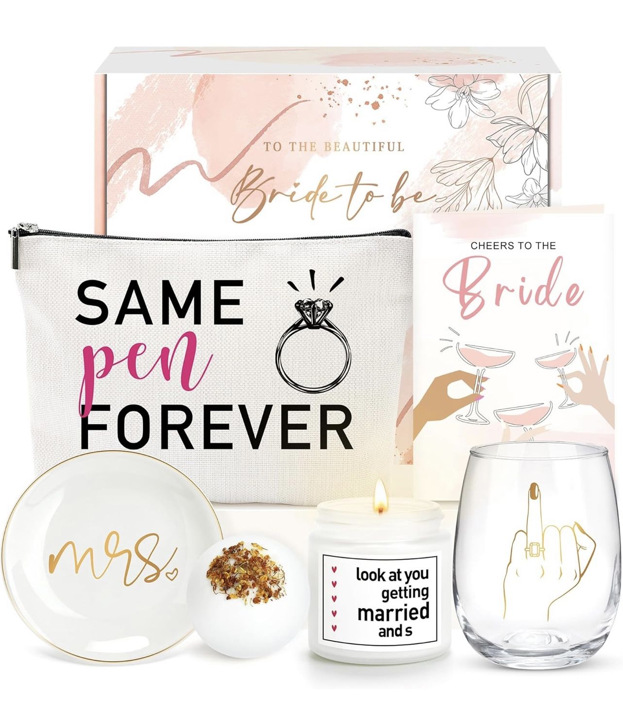 Bride To Be Gifts Box, Bridal Shower Gifts, Bachelorette Gifts For Bride, Wedding Gifts Engagement Gifts For Her, Bachelor Party Gifts Fiance Gifts Fo