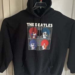 Beatles Black Light Photo Hoodie In Great Condition, Size 2XL. 