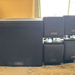 4.1 Surround Sound Speakers System Cambridge Soundworks Creative Labs