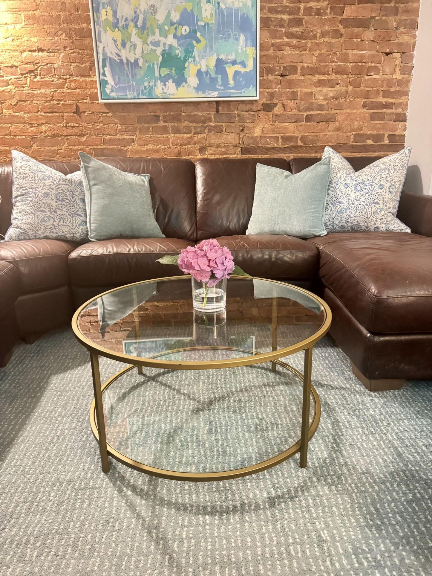 Heavy Glass Coffee Table