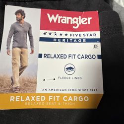 Wrangler Fleece Lined Cargo Pants