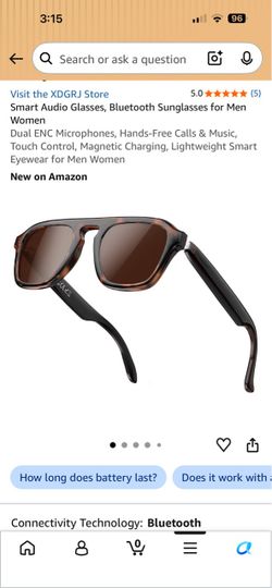 XDGRJ Smart Audio Bluetooth Sunglasses