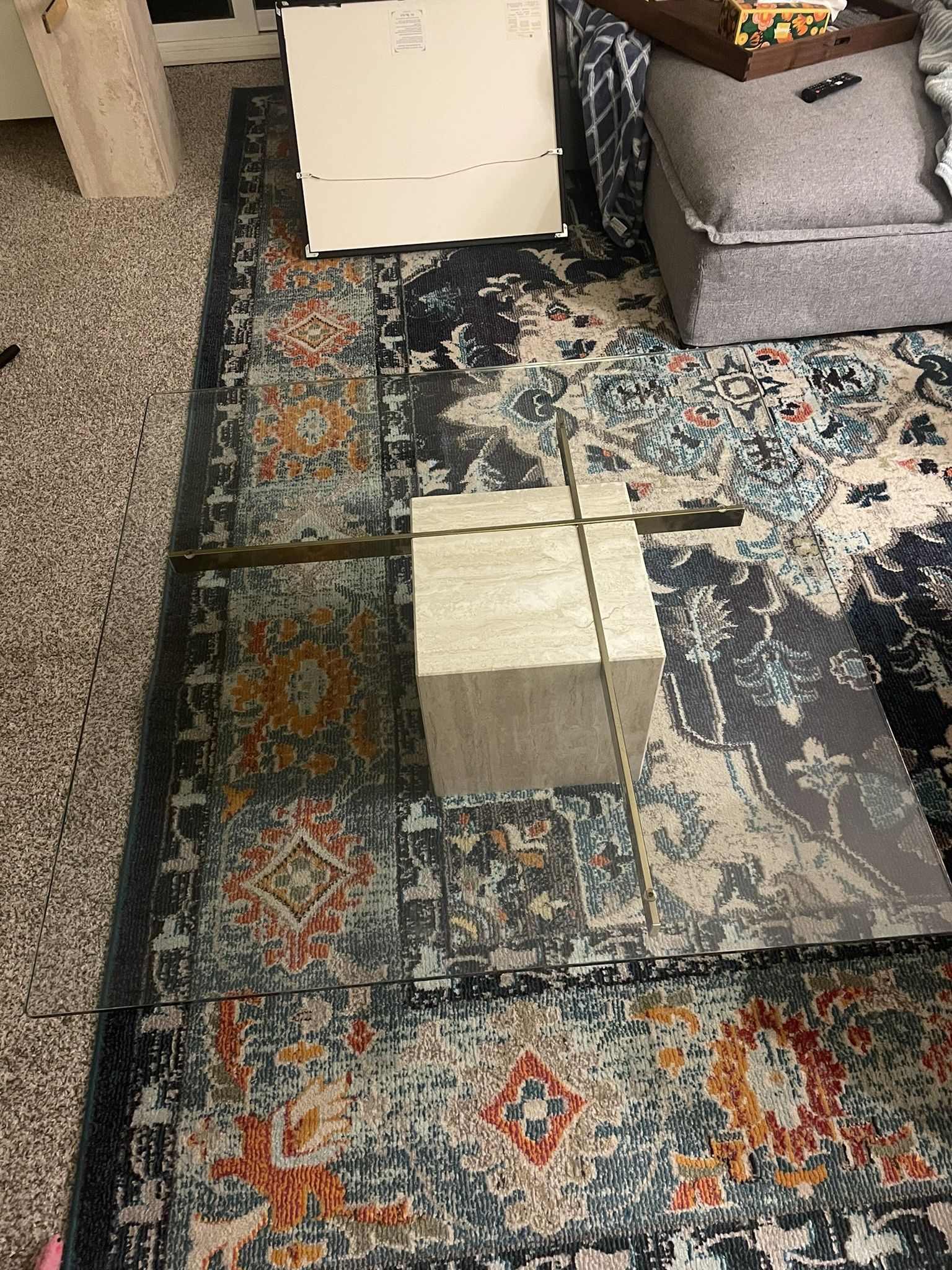 Glass Top Coffee Table