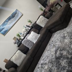 Sofa Sectional Couch Set In Very Good Condition 🎈🥳🚚 FREE DELIVERY 🥳😇🚚🎈