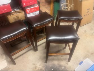 Leather chairs Bar stools