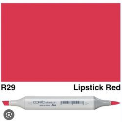 Gently Used Lipstick Red COPIC Sketch Marker 