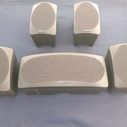 Polk Audio Home Theater Rm6005 Center Mains Surround Speakers