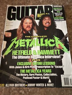 Iron Maiden, Metallica and  Greenday Rock magazines