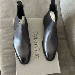 Dylan Gray Men's Ciccolino Leather Chelsea Boots