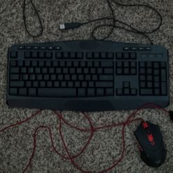 red dragon wired keyboard and mouse 