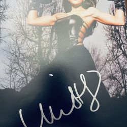 Mia St John Signed 8x10 Photo Former WBC Champ And Playboy Playmate