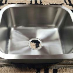 Dawn ASU103 21" Undermount Single Bowl Stainless Steel Bar/Prep Sink, 18 Gauge - Open-Box, Like New