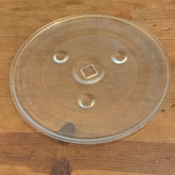 Pair Of Microwave Glass Turntable Plates