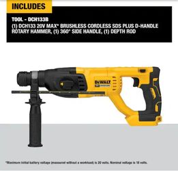 DEWALT 20V MAX Hammer Drill ⚠️TOOL ONLY ⚠️