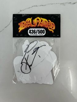 Dandy Hats Signed by Flames Halloween Sticker Pack (Taking Offers)