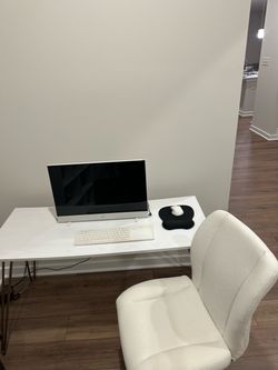 Computer Desk & Chair (computer not included)