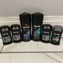 Axe Men Body Wash/deodorants 6x