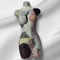 Abstract Female Torso Wall Art Custom