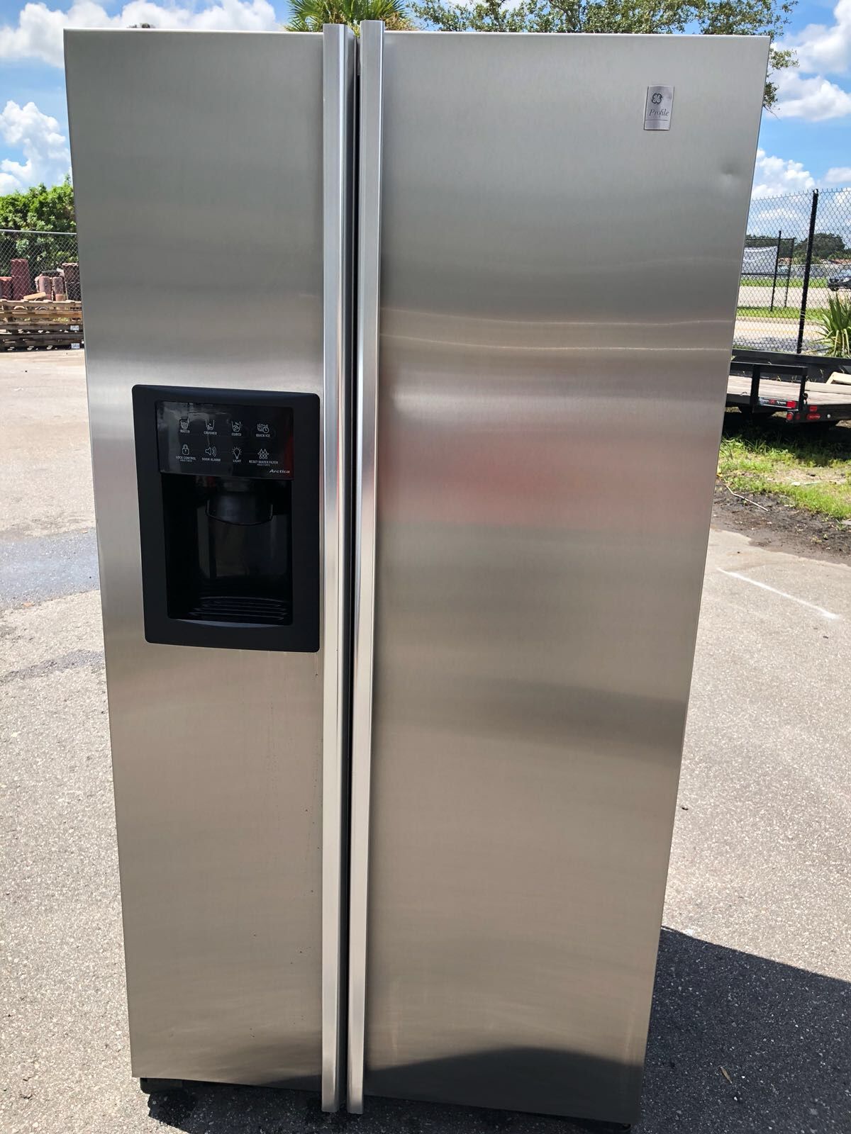 Ge stainless steel refrigerator