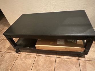 Black Ashley Oak Coffee table and 2 end tables