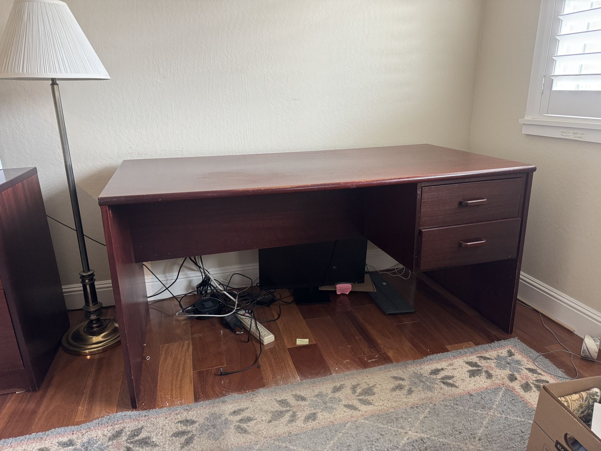 Free - Solid Wood Desk -