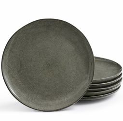Gray dinner plates (5 set)