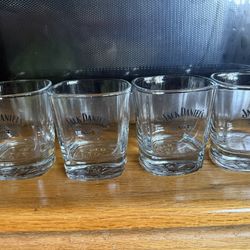Jack Daniel’s No. 7 Whiskey Vintage Glasses
