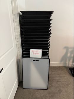 Zion vertical display case with risers