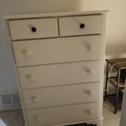 White dresser