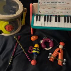Kids Toy Instrumental Set With Piano 