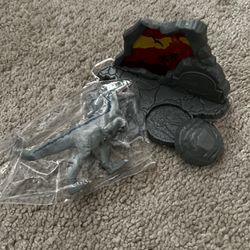 Jurassic World birthday Cake Topper With Blue