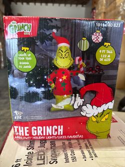 4 ft The Grinch or Cindy Lou Who or Jack Skellington Airblown Holiday Light
