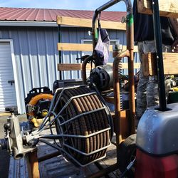 Drain cleaning machine