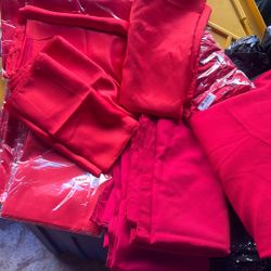 Red Tablecloths/ Sashes / Overlays/ Runners 