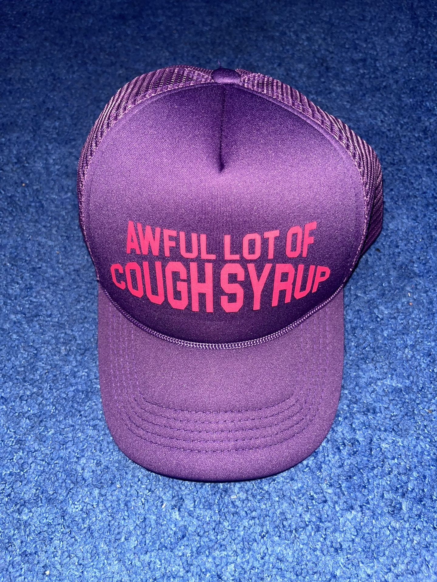 Awful Lot Of Cough Syrup Trucker Hat